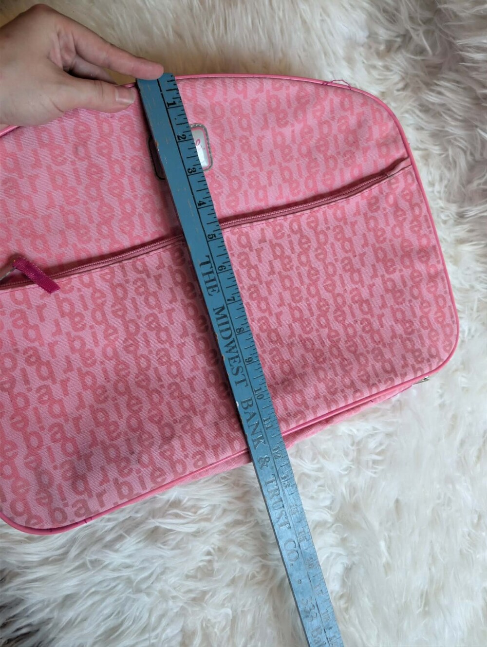 Rare 2004 Vintage Y2k Barbie Pink Cosmetic Travel Bag - Picture 8 of 9